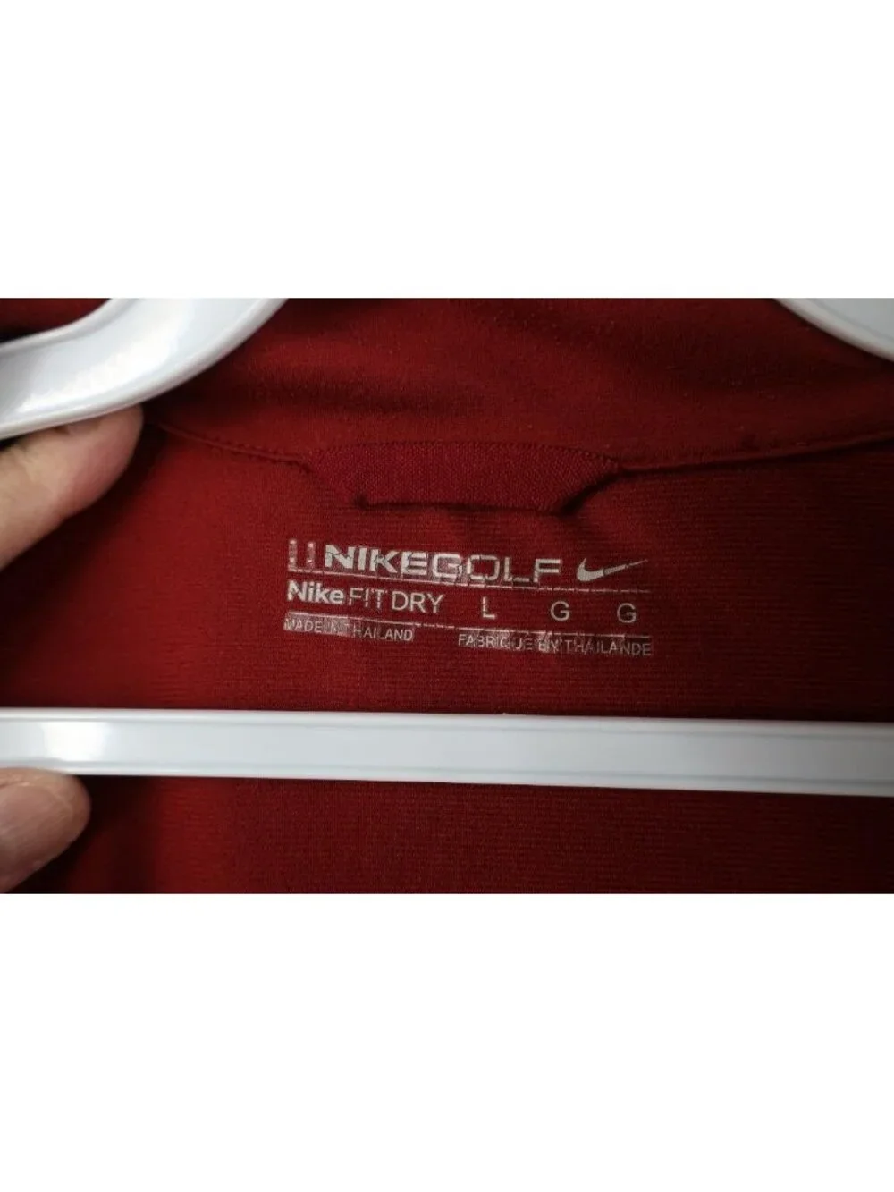 Vtg Nike Golf Mens Large Travis Scott Mini Swoosh 1/4 Zip Pullover Jacket Top